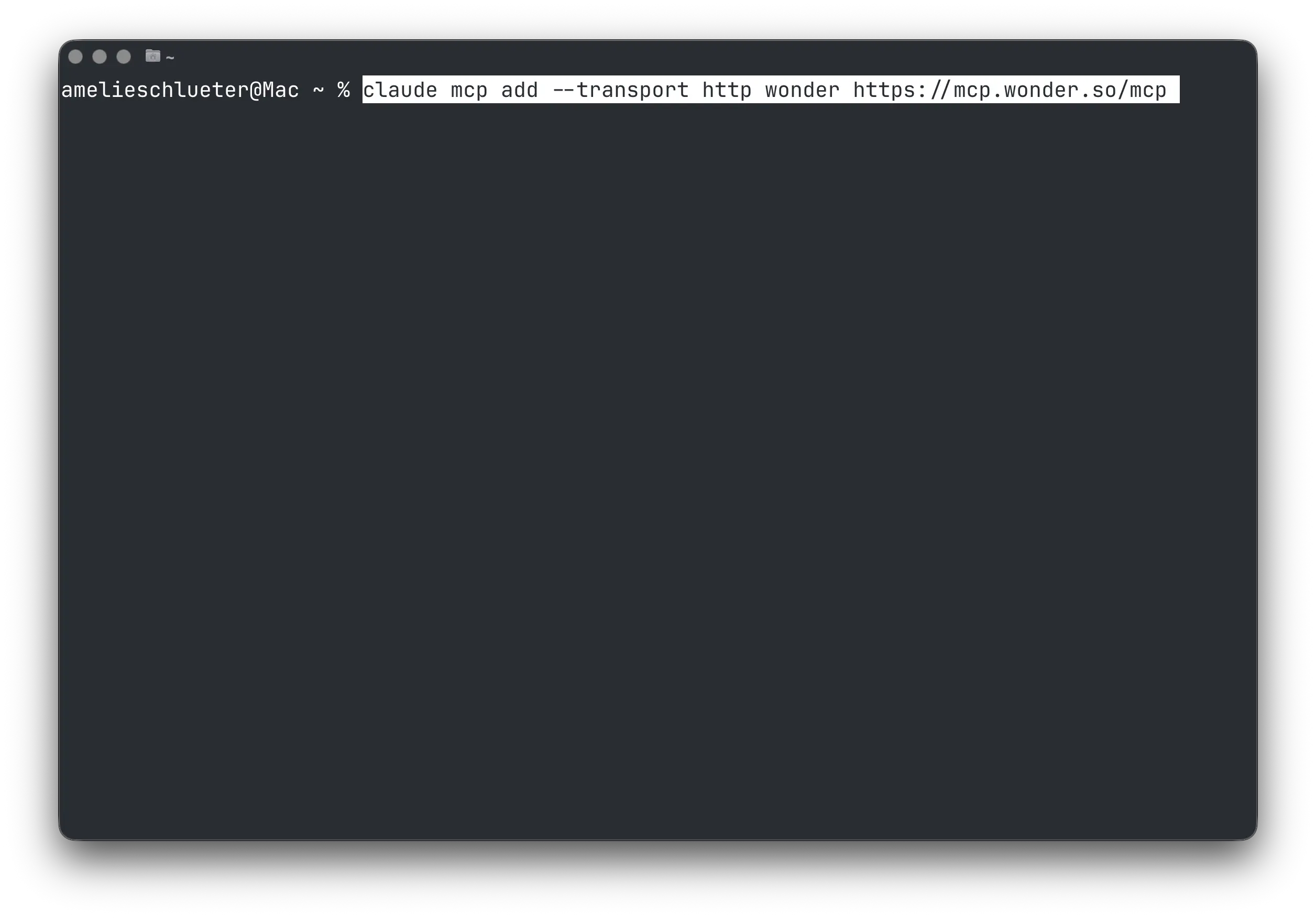 Claude terminal command